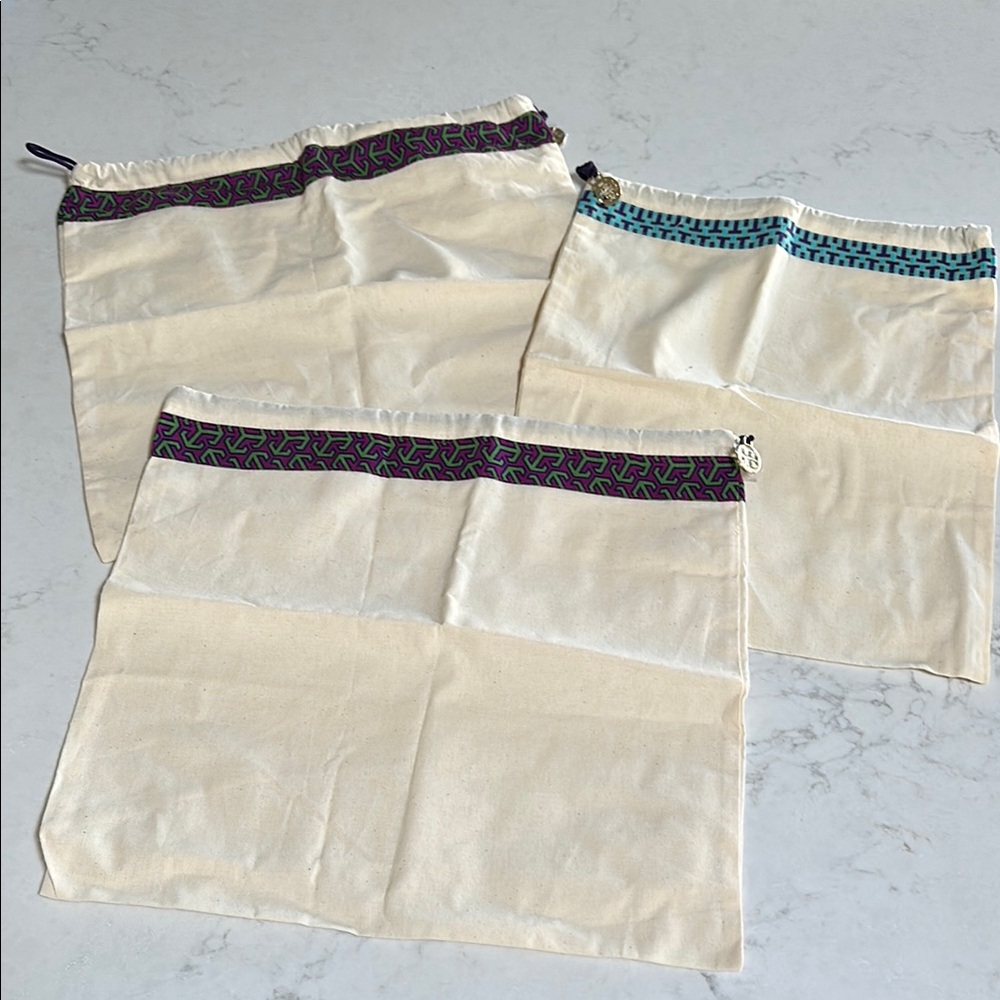 Tory Burch dust bag lot of 3